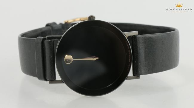Movado Black/Gold-tone 30mm Museum 84.c6.882.2a Watch Movado Black/Gold-tone 30mm Museum 84.c6.882.2a Watch