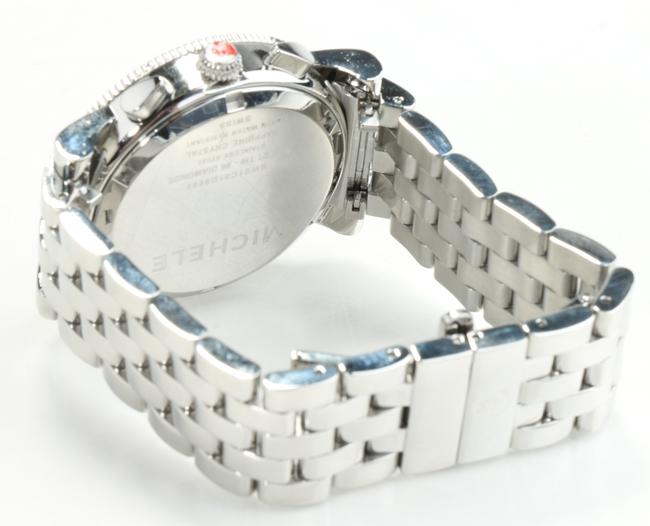 Michele Silver Sport Sail Chronograph Diamond Watch Michele Silver Sport Sail Chronograph Diamond Watch