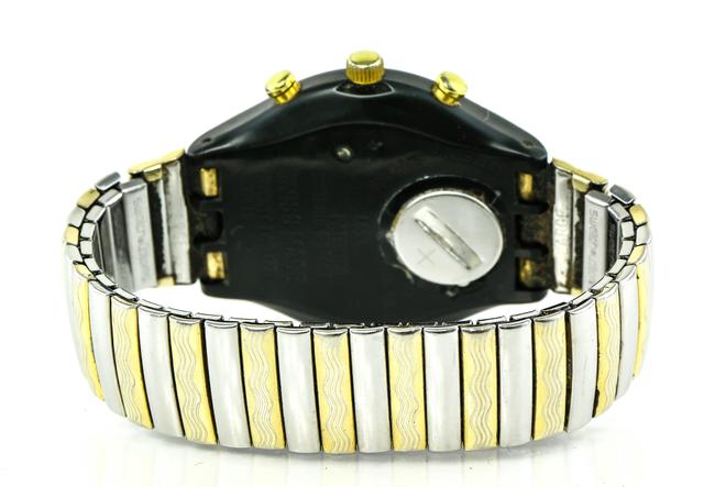Swatch Two Tone Collectible Vintage Chronograph Unisex Watch Swatch Two Tone Collectible Vintage Chronograph Unisex Watch