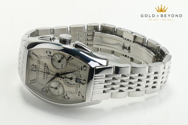 Longines Stainless Steel Rare Vintage Evidenza Efco Chronograph Watch Longines Stainless Steel Rare Vintage Evidenza Efco Chronograph Watch
