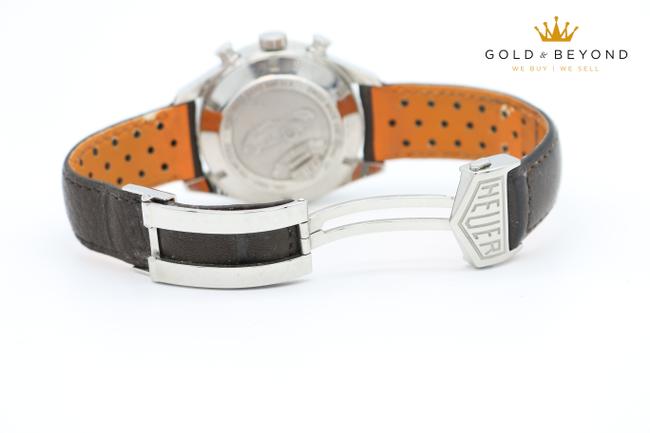 TAG Heuer Stainless Steel and Leather 300 Slr Limited Edition Watch TAG Heuer Stainless Steel and Leather 300 Slr Limited Edition Watch