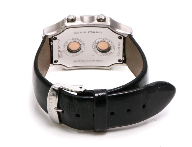 Philip Stein Stainless Steel Signature Dual Time Natural Freguency Watch Philip Stein Stainless Steel Signature Dual Time Natural Freguency Watch