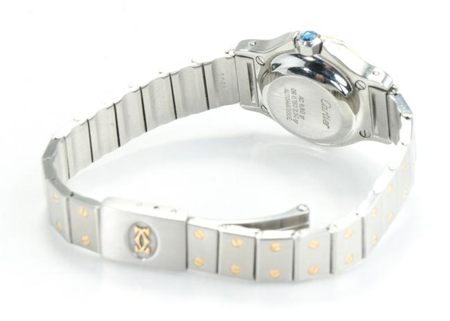 Cartier Silver/Gold Santos Octagon 25mm Watch Cartier Silver/Gold Santos Octagon 25mm Watch