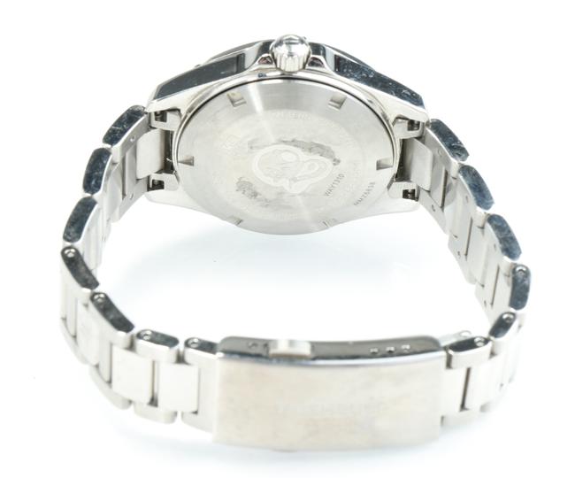 TAG Heuer Silver/Black Stainless Aquaracer Wristwatch Watch TAG Heuer Silver/Black Stainless Aquaracer Wristwatch Watch