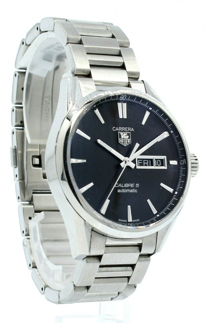 TAG Heuer Black Carrera War201a-1 Calibre 5 Dial Day Date 41mm Wa Watch TAG Heuer Black Carrera War201a-1 Calibre 5 Dial Day Date 41mm Wa Watch