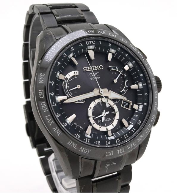 Seiko Solar Astron Gps Radio Wave Black Dial Ceramic Titanium Mens 8x53-0ab0 Sbxb049 Watch Seiko Solar Astron Gps Radio Wave Black Dial Ceramic Titanium Mens 8x53-0ab0 Sbxb049 Watch