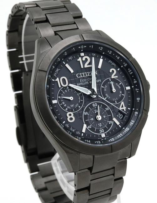 Citizen Satellite Solar Atessa Wave Radio Black Dial Super Titanium Mens Wristwatch Cc9075-52f Watch Citizen Satellite Solar Atessa Wave Radio Black Dial Super Titanium Mens Wristwatch Cc9075-52f Watch