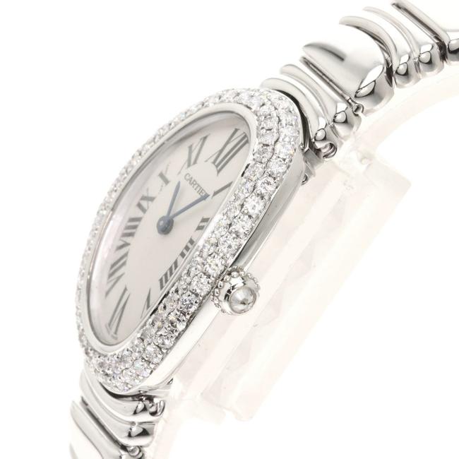 Cartier Beniwar Sm Bezel Double Diamond K18 White Gold K18wg Ladies Watch Cartier Beniwar Sm Bezel Double Diamond K18 White Gold K18wg Ladies Watch