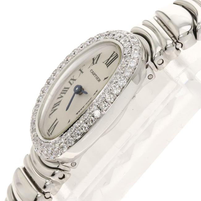 Cartier Wb5095l2 Mini Venueir K18 White Gold Diamond Ladies Watch Cartier Wb5095l2 Mini Venueir K18 White Gold Diamond Ladies Watch