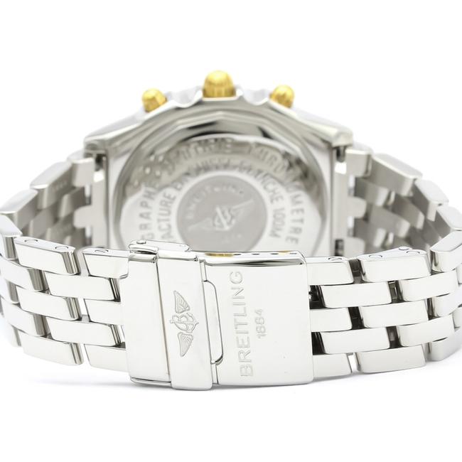 Breitling Chronomat Stainless Steel Yellow Gold (18k) Mens Sports B13350 Watch Breitling Chronomat Stainless Steel Yellow Gold (18k) Mens Sports B13350 Watch