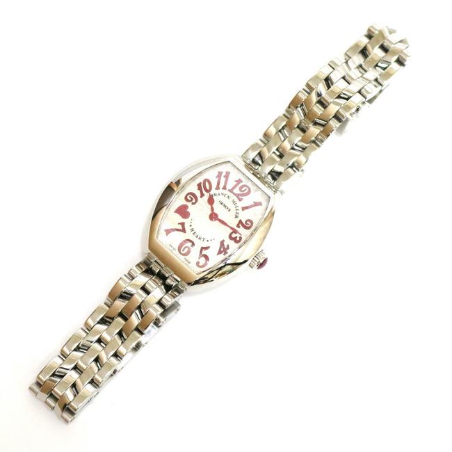 Franck Muller Heart To Trezo 5002 S Qz C8f J Red Ladies Stainless Steel Watch Franck Muller Heart To Trezo 5002 S Qz C8f J Red Ladies Stainless Steel Watch