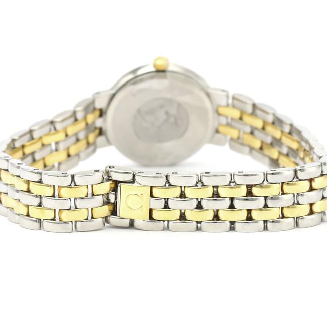 Omega De Ville Quartz Stainless Steel Yellow Gold (18k) Womens Dress Watch Omega De Ville Quartz Stainless Steel Yellow Gold (18k) Womens Dress Watch