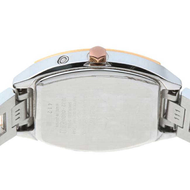 Seiko Lucia Ladies Ssvw048 (1b22-0bb0) Stainless Steel Pink Arabian Dial Watch Seiko Lucia Ladies Ssvw048 (1b22-0bb0) Stainless Steel Pink Arabian Dial Watch