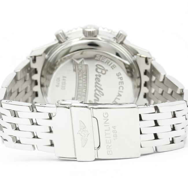 Breitling Silver Navitimer Stainless Steel Mens Sports A41030 Watch Breitling Silver Navitimer Stainless Steel Mens Sports A41030 Watch