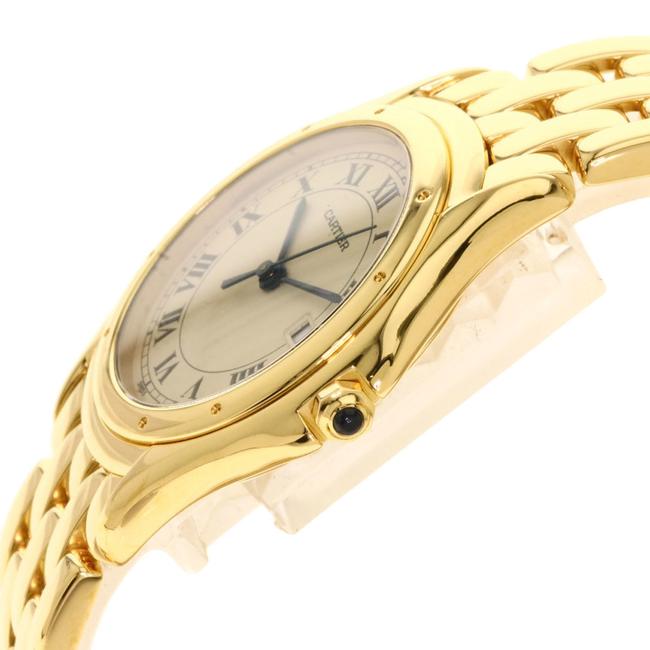 Cartier Panther Cougar Lm K18 Yellow Gold Mens Watch Cartier Panther Cougar Lm K18 Yellow Gold Mens Watch
