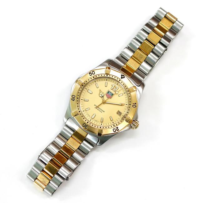 TAG Heuer 200m Combination Professional Wk1121 Silver Gold Mens Stainless Steel Plating Watch TAG Heuer 200m Combination Professional Wk1121 Silver Gold Mens Stainless Steel Plating Watch