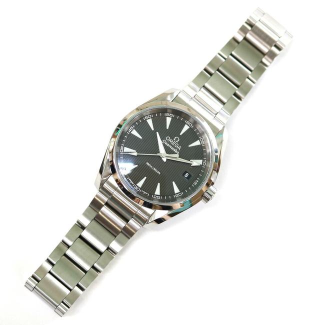 Omega Stainless Steel 150m Aqua Terra Gray Mens Watch Omega Stainless Steel 150m Aqua Terra Gray Mens Watch
