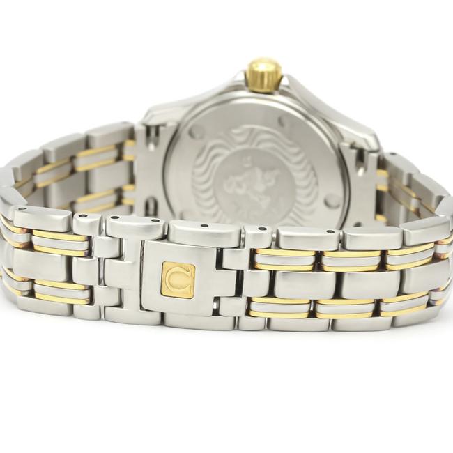 Omega Seamaster Quartz Stainless Steel Yellow Gold (18k) Womens Sports Watch Omega Seamaster Quartz Stainless Steel Yellow Gold (18k) Womens Sports Watch