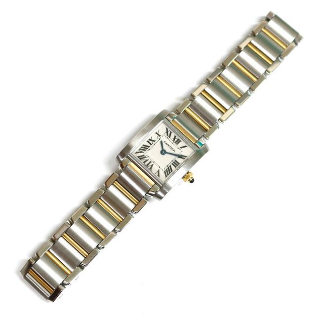 Cartier Tank Francaise Ladies Stainless Steel K18 Gold Watch Cartier Tank Francaise Ladies Stainless Steel K18 Gold Watch