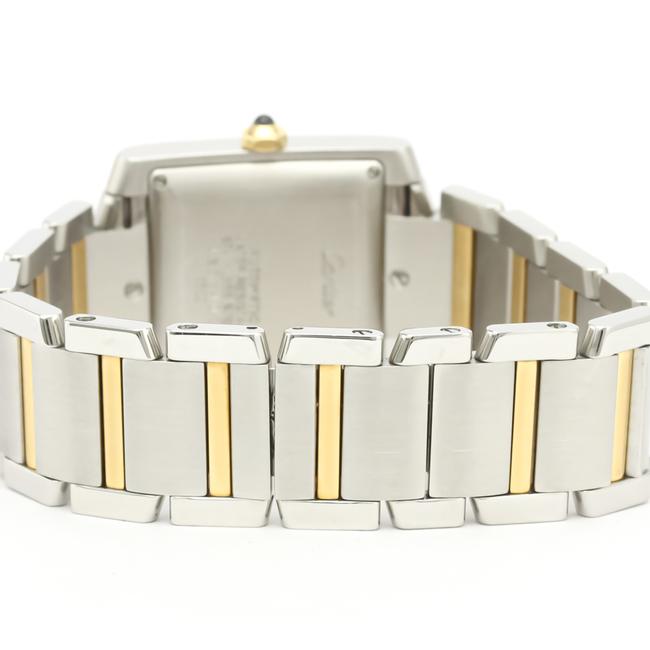 Cartier Tank Francaise Stainless Steel Yellow Gold (18k) Mens Dress W51005q4 Watch Cartier Tank Francaise Stainless Steel Yellow Gold (18k) Mens Dress W51005q4 Watch