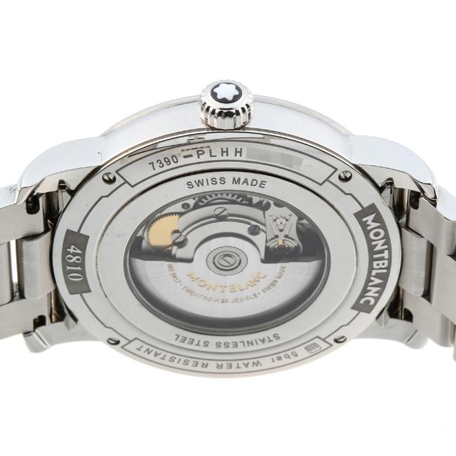 Montblanc 4810 Date Mens 114852 Stainless Steel Silver Dial Watch Montblanc 4810 Date Mens 114852 Stainless Steel Silver Dial Watch