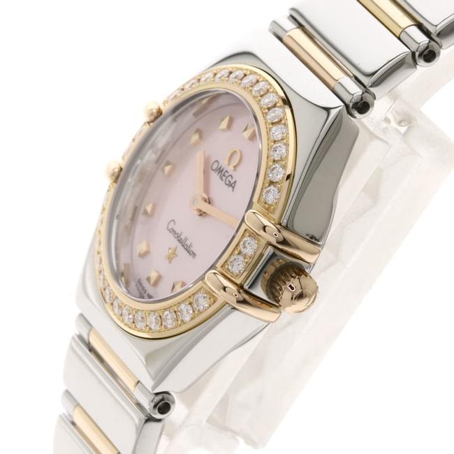 Omega 1368.73 Constellation Mini Bezel Diamond Stainless Steel Ss K18pg Ladies Watch Omega 1368.73 Constellation Mini Bezel Diamond Stainless Steel Ss K18pg Ladies Watch