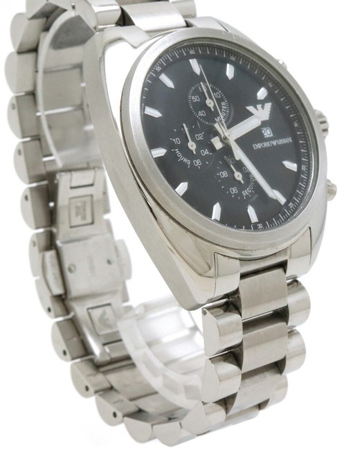 Emporio Armani Chronograph Black Dial Mens Quartz Ar-5957 Ar5957 Watch Emporio Armani Chronograph Black Dial Mens Quartz Ar-5957 Ar5957 Watch