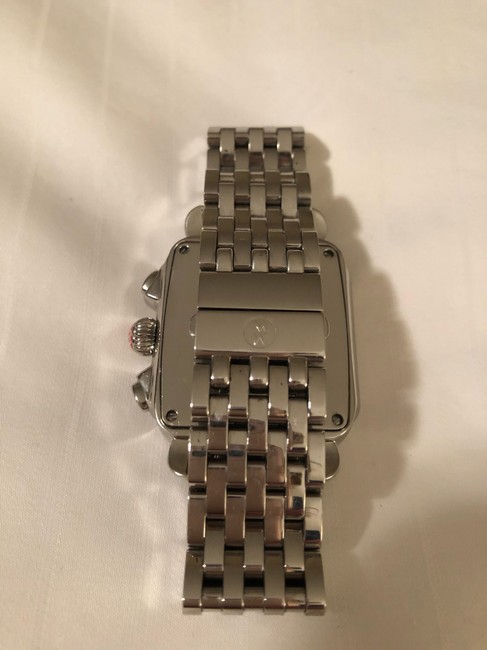 Michele Stainless Steel Deco Signature Diamond Dial - Style mw06p00a0046 Watch Michele Stainless Steel Deco Signature Diamond Dial - Style mw06p00a0046 Watch