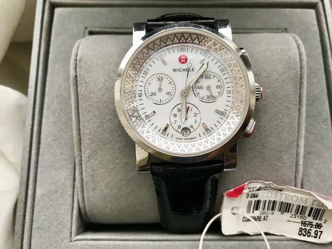 Michele Silver Glamour Sport Sail Diamond Watch Michele Silver Glamour Sport Sail Diamond Watch