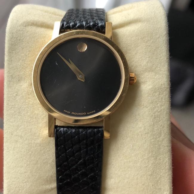 Movado Black Gold Museum Ladies Watch Movado Black Gold Museum Ladies Watch