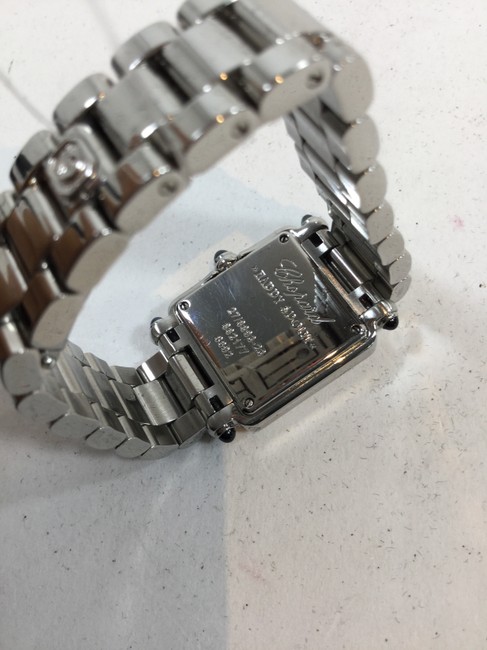 Chopard Silver Happy Sport Diamond Steel Quartz Ladies Watch Chopard Silver Happy Sport Diamond Steel Quartz Ladies Watch