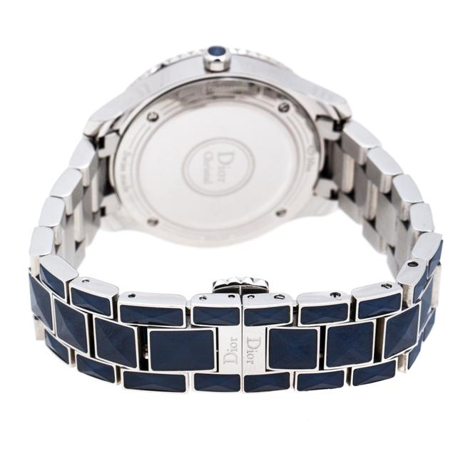 Dior Blue Mother Of Pearl Stainless Steel Christal Cd143117 Womens Wristwatch 33mm Watch Dior Blue Mother Of Pearl Stainless Steel Christal Cd143117 Womens Wristwatch 33mm Watch