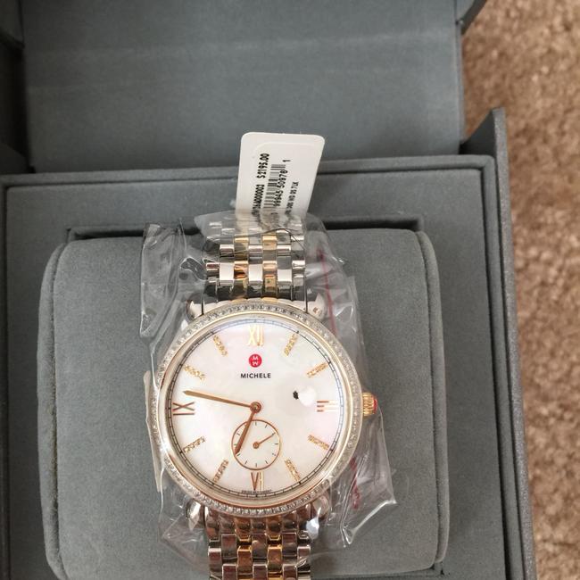 Michele Gold/ Silver Gracile Two Tone Diamond Mww26a000003 Watch Michele Gold/ Silver Gracile Two Tone Diamond Mww26a000003 Watch