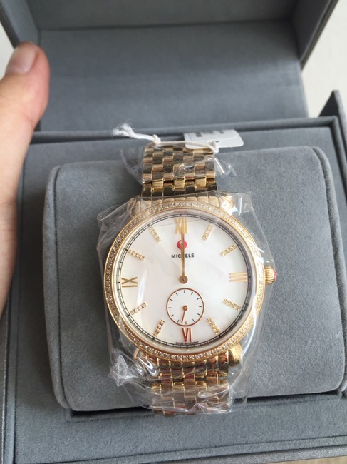 Michele Gold Gracile Gold-tone Diamond Mww26a000009 Watch Michele Gold Gracile Gold-tone Diamond Mww26a000009 Watch