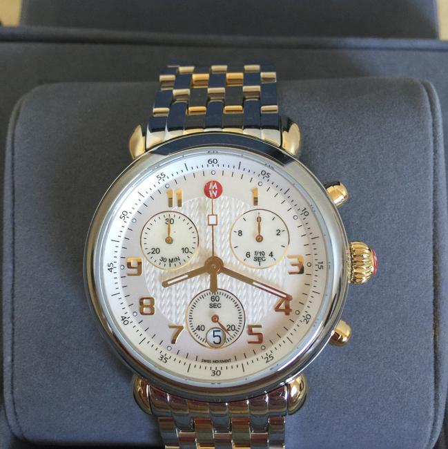 Michele Gold/ Silver Csx 39 2 Tone Mww03d000026 Watch Michele Gold/ Silver Csx 39 2 Tone Mww03d000026 Watch