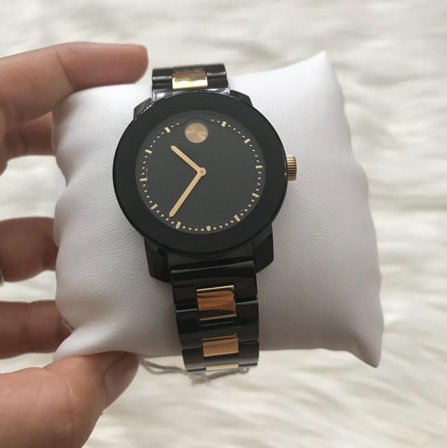 Movado Black / Gold Womens Dial Ceramic 3600172 Watch Movado Black / Gold Womens Dial Ceramic 3600172 Watch