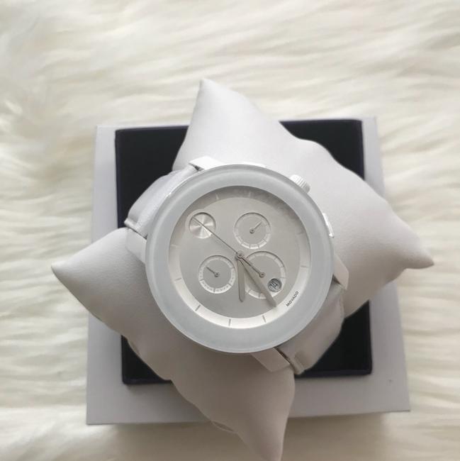 Movado White Bold Chronograph Leather Dial 3600011 Watch Movado White Bold Chronograph Leather Dial 3600011 Watch