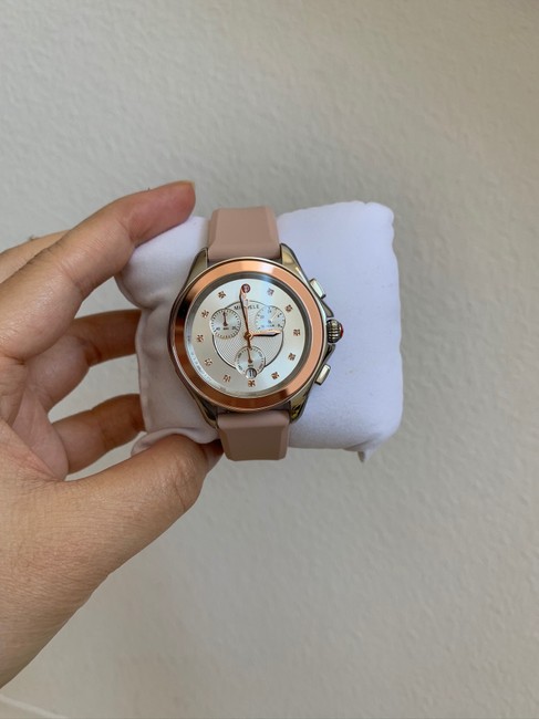 Michele Black Cape Pink Gold-tone Misty Rose Topaz Mww27e000001 Watch Michele Black Cape Pink Gold-tone Misty Rose Topaz Mww27e000001 Watch