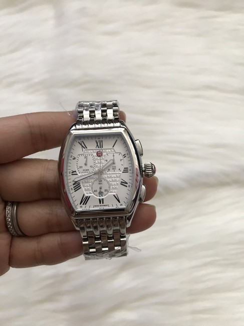 Michele Silver Stainless Releve Ladies Chronograph Mww19a000019 Watch Michele Silver Stainless Releve Ladies Chronograph Mww19a000019 Watch