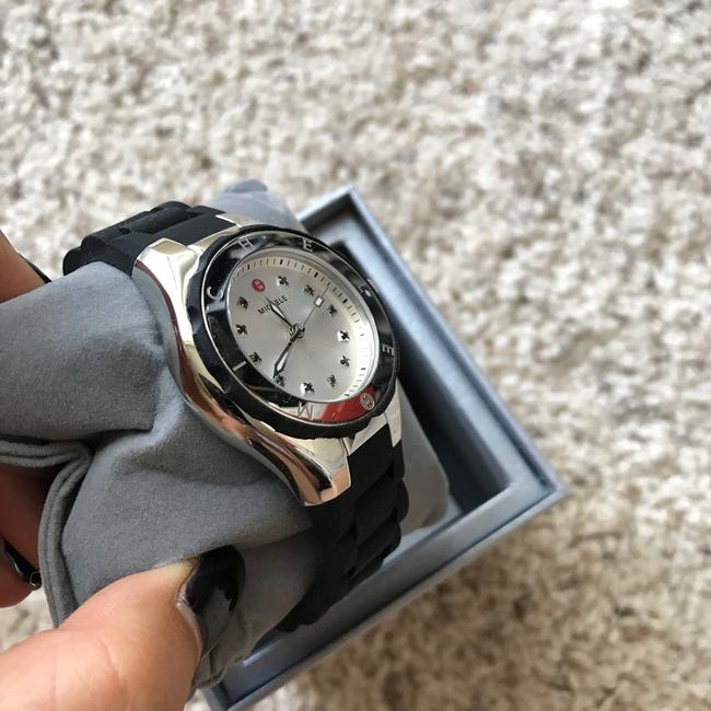 Michele Black/ Silver Jelly Bean Petite Mww12p000011 Watch Michele Black/ Silver Jelly Bean Petite Mww12p000011 Watch