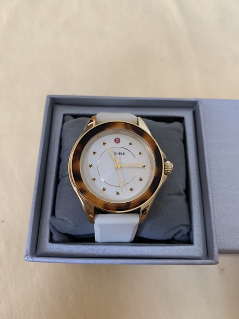 Michele Multicolor Cape Ivory Gold Tort Topaz Dial Mww27a000030 Watch Michele Multicolor Cape Ivory Gold Tort Topaz Dial Mww27a000030 Watch