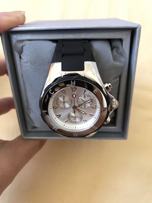 Michele Black Silver Jelly Mww12f000033 Watch Michele Black Silver Jelly Mww12f000033 Watch