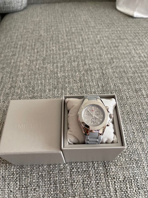 Michele Grey Silver Jellybean Stainless Mww12f000092 Watch Michele Grey Silver Jellybean Stainless Mww12f000092 Watch