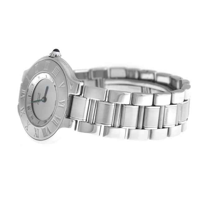 Cartier Silver Ladies Must De 1330 Quartz Stainless Steel 31mm Watch Cartier Silver Ladies Must De 1330 Quartz Stainless Steel 31mm Watch