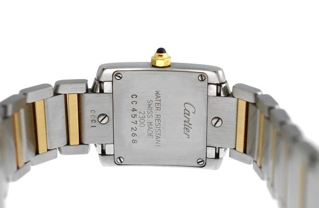 Cartier Siver Ladies Tank Francaise 2300 Steel 18k Yellow Gold Quartz 20mm Watch Cartier Siver Ladies Tank Francaise 2300 Steel 18k Yellow Gold Quartz 20mm Watch