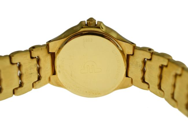 Maurice Lacroix Gold Plated Ladies 79514 Electroplated Steel Quartz 26mm Date Wat Watch Maurice Lacroix Gold Plated Ladies 79514 Electroplated Steel Quartz 26mm Date Wat Watch