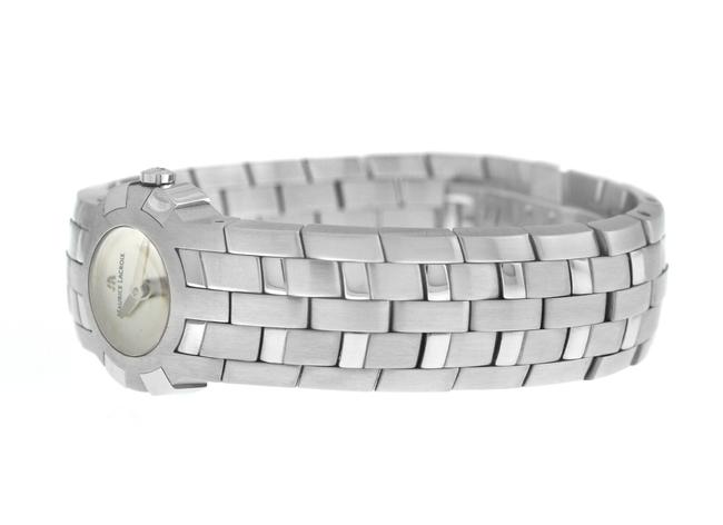 Maurice Lacroix Silver Ladies Milestone In1013-ss002-191 Steel Quartz Watch Maurice Lacroix Silver Ladies Milestone In1013-ss002-191 Steel Quartz Watch