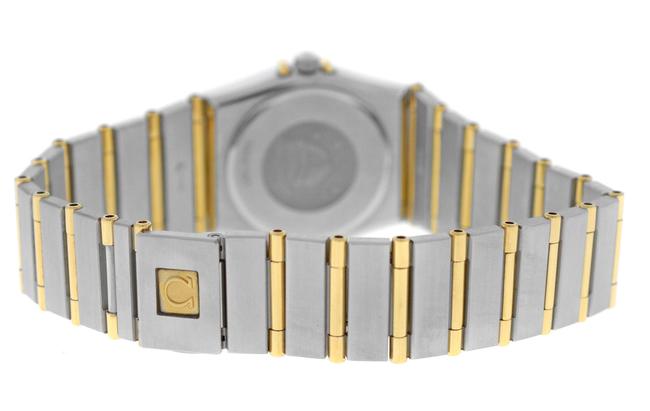 Omega Stainless Steel Solid Gold Ladies Constellation 895.1080.1 Full Bar 22mm Diamond Quart Watch Omega Stainless Steel Solid Gold Ladies Constellation 895.1080.1 Full Bar 22mm Diamond Quart Watch