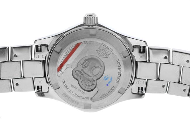 TAG Heuer Silver Ladies Aquaracer Waf1415 Steel Mop Diamond Date 300m Quartz Watch TAG Heuer Silver Ladies Aquaracer Waf1415 Steel Mop Diamond Date 300m Quartz Watch
