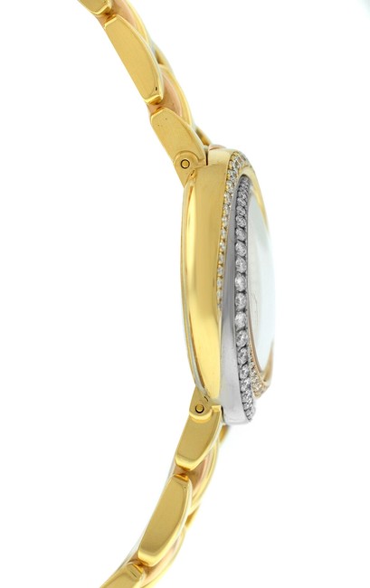 Cartier Yellow Gold Ladies Trinity 2357 18k Rose White Diamond Quartz Watch Cartier Yellow Gold Ladies Trinity 2357 18k Rose White Diamond Quartz Watch